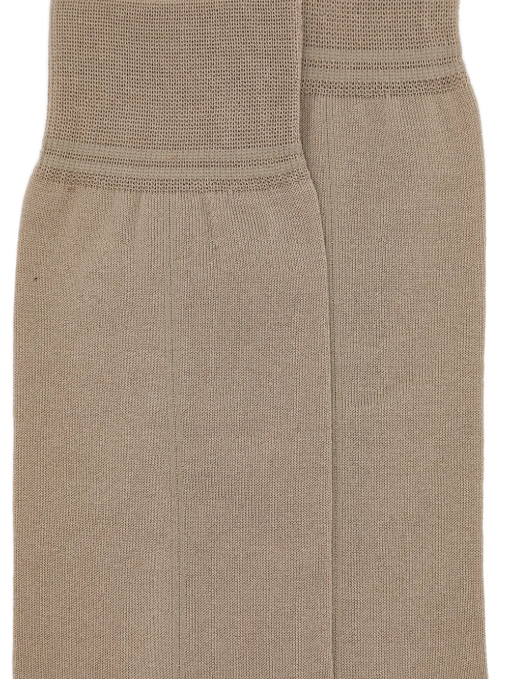 Zegna Sokken met tonaal stiksel Beige