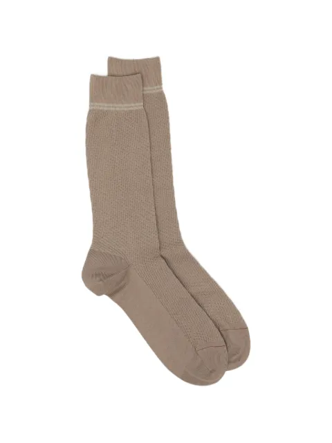 Zegna textured-knit socks