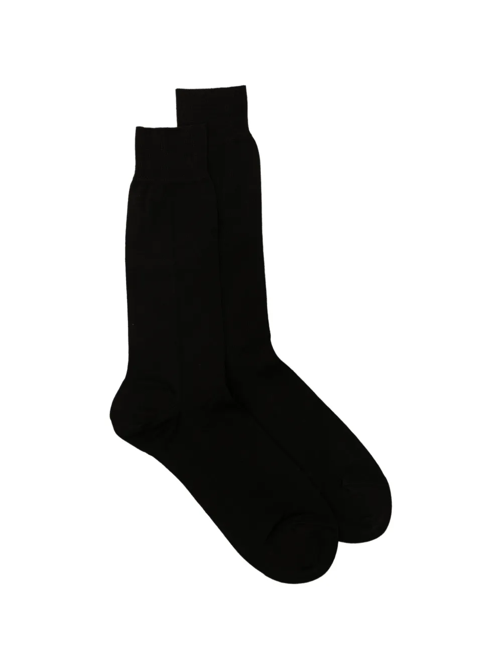 Zegna ribbed-knit socks - Nero