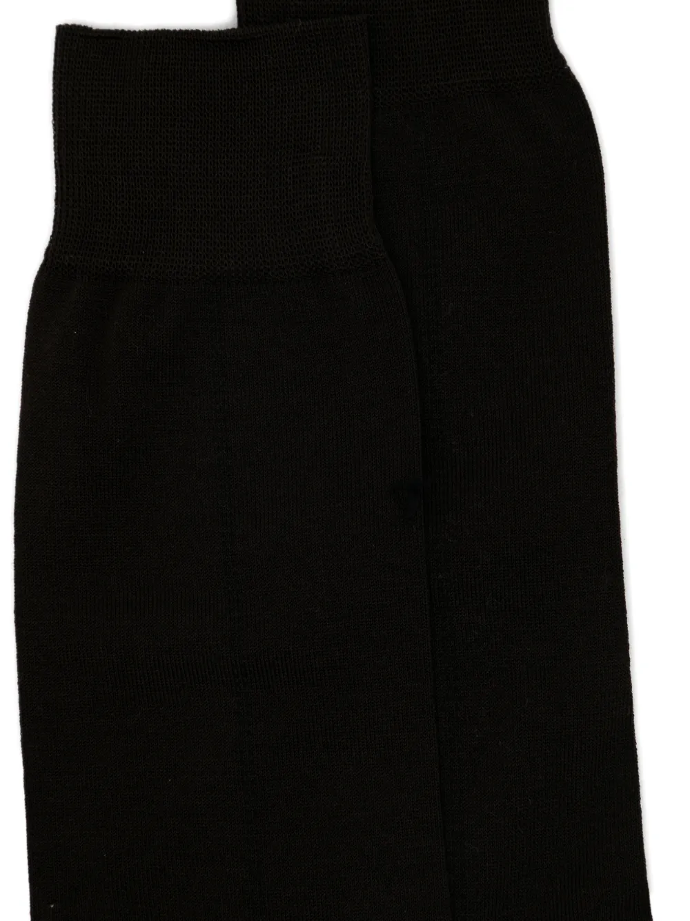 Zegna Ribgebreide sokken Zwart