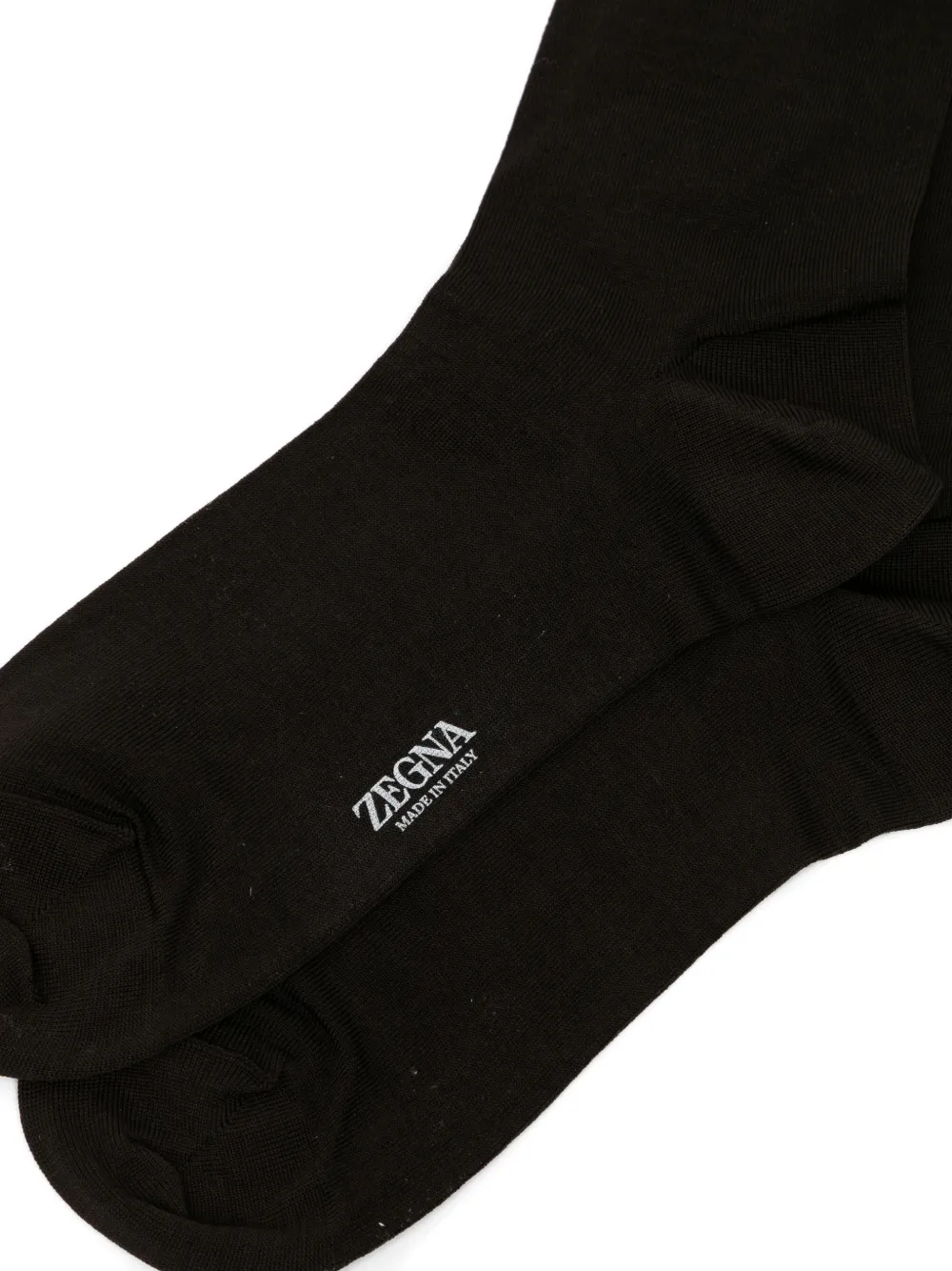  Zegna Chaussettes Everyday - Marron 