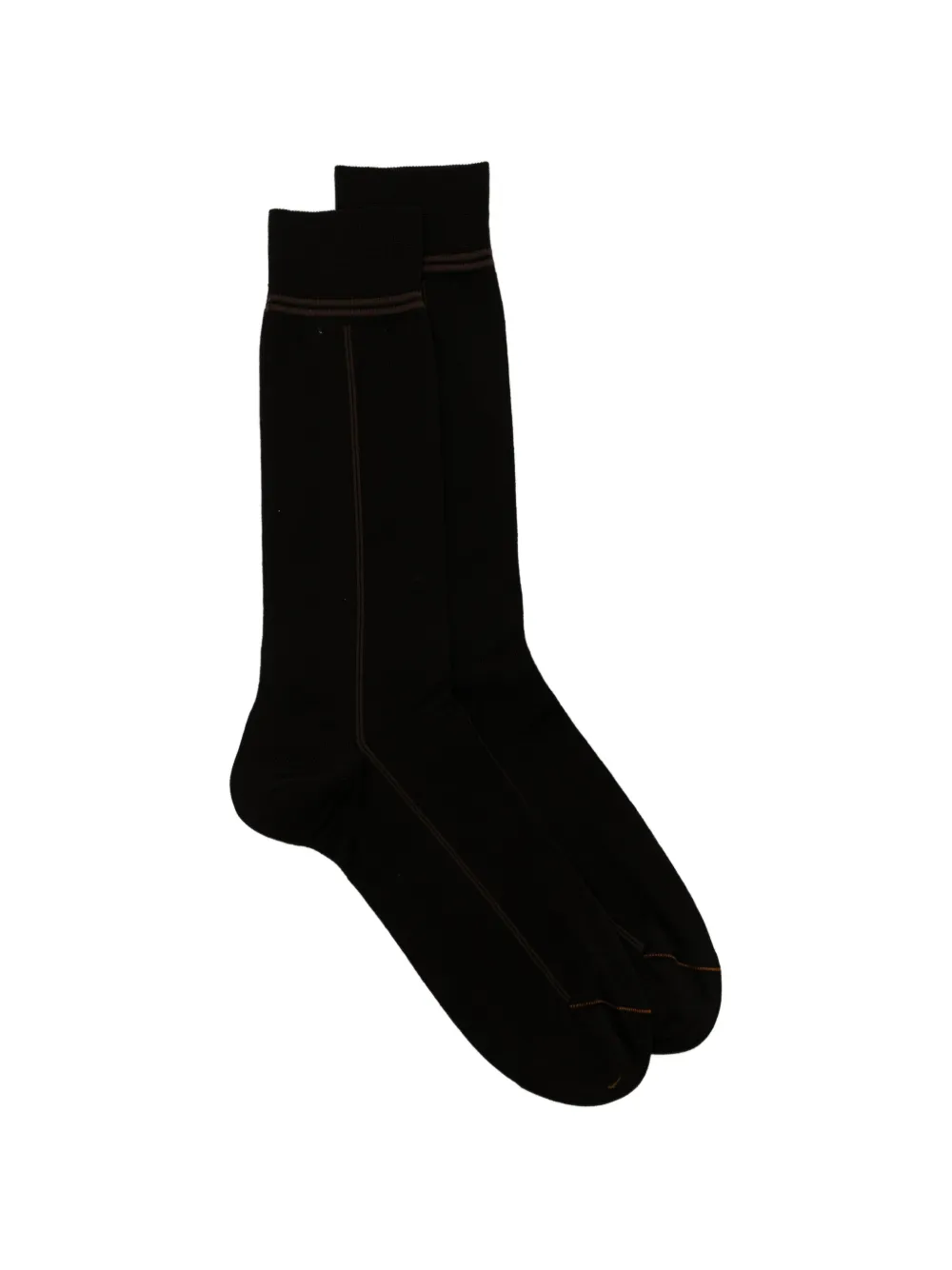 Zegna mid-calf socks - Marrone