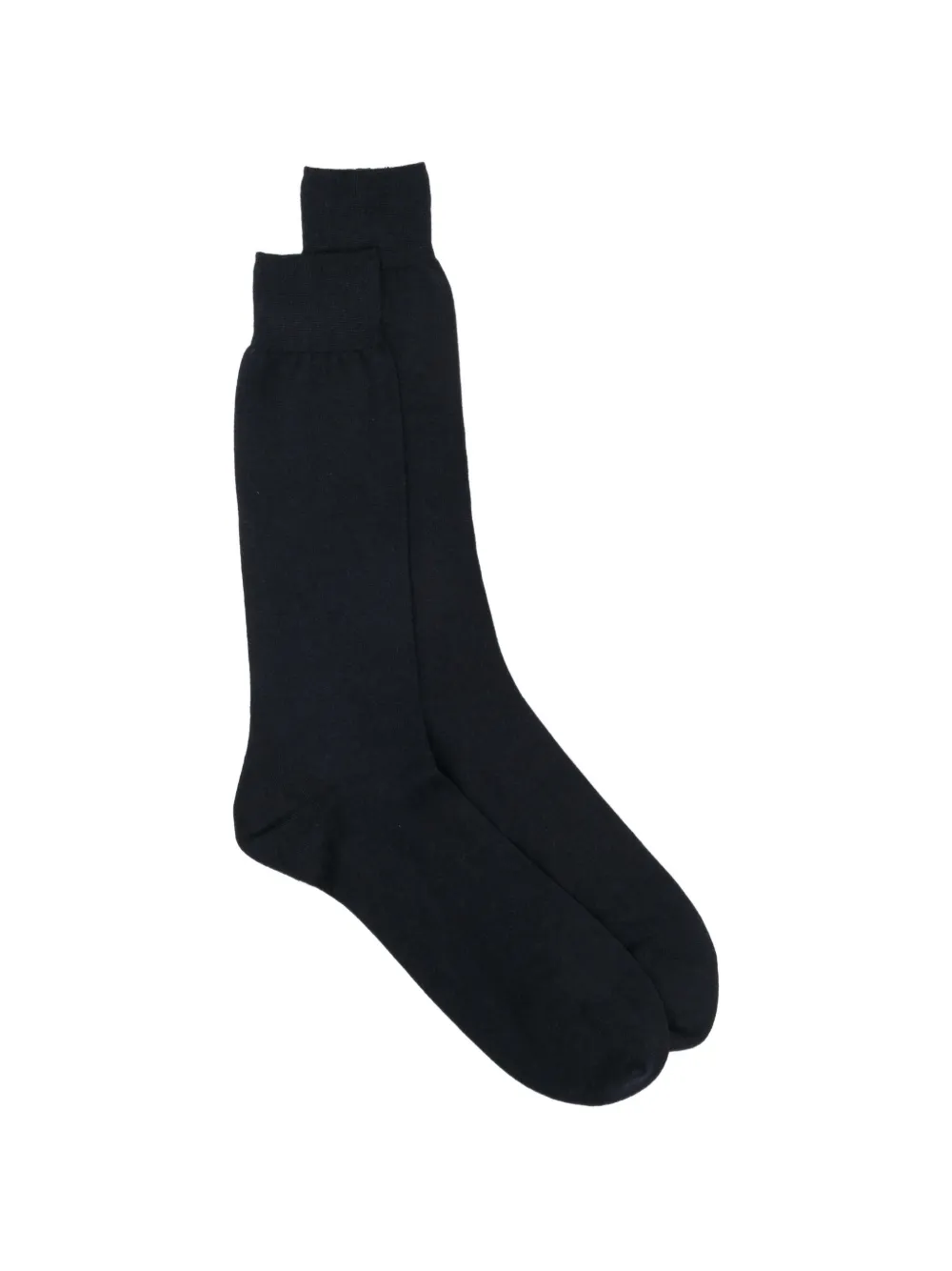 Zegna natural warmth mid calf socks - Nero