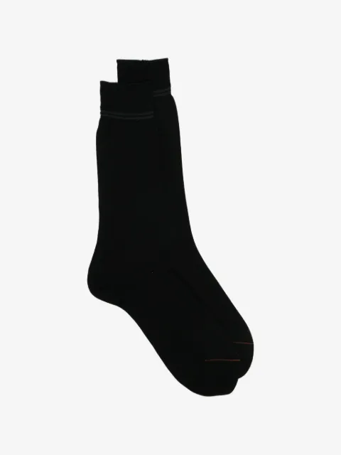 Zegna 平滑针织袜