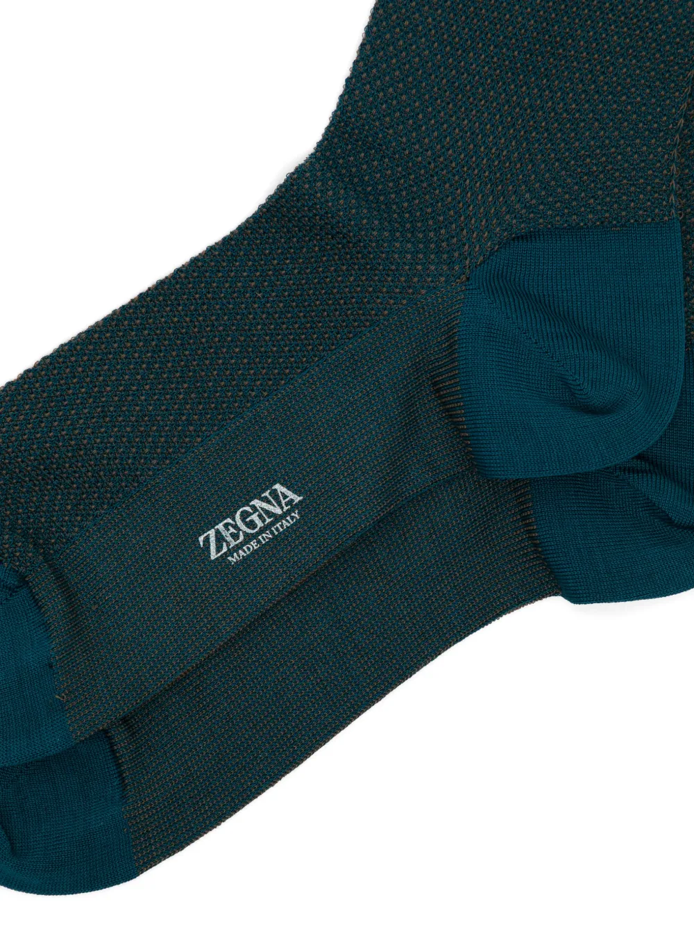 Zegna Pointillisme sokken Groen