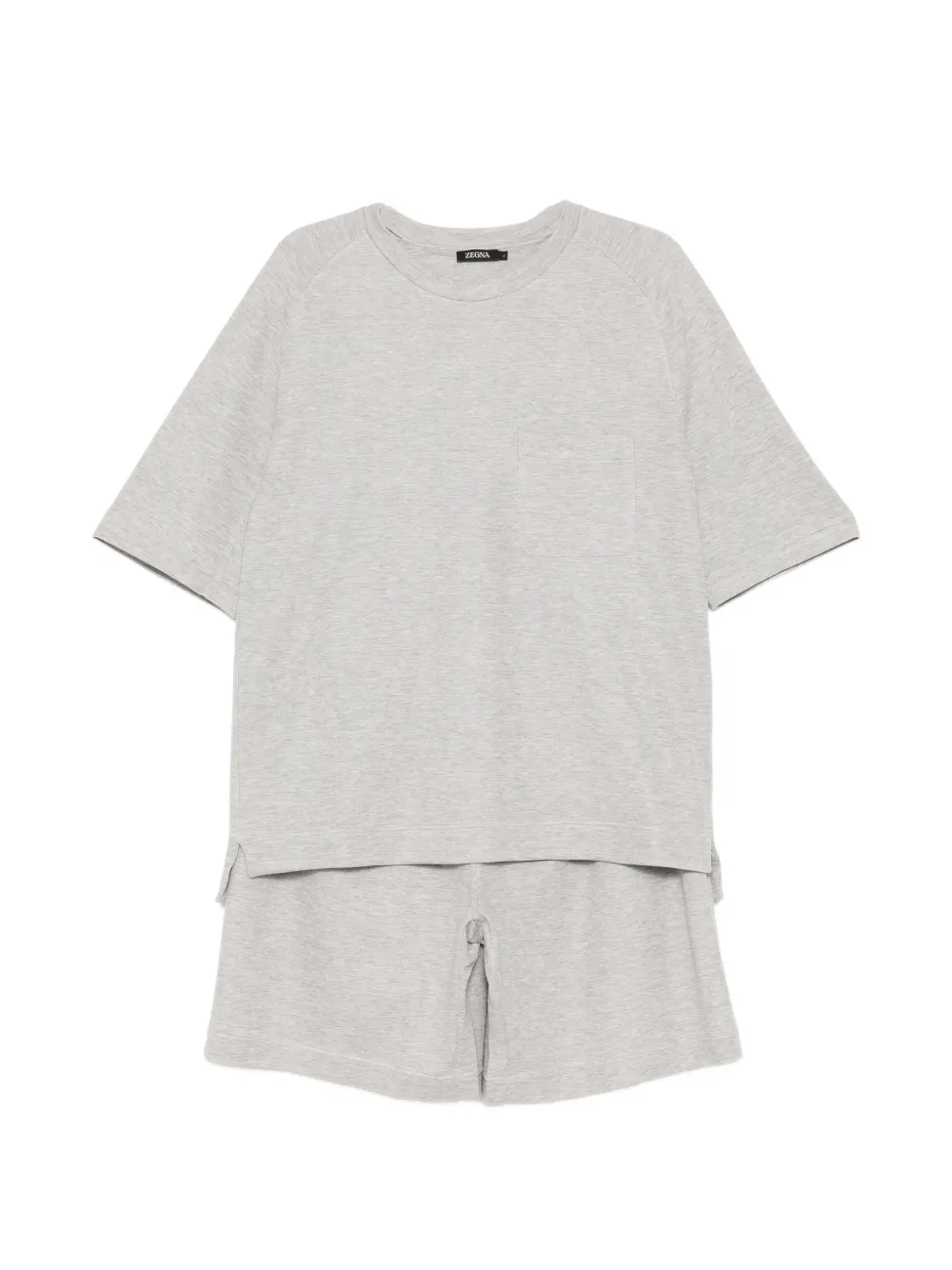 Zegna patch-pocket T-shirt - Grigio