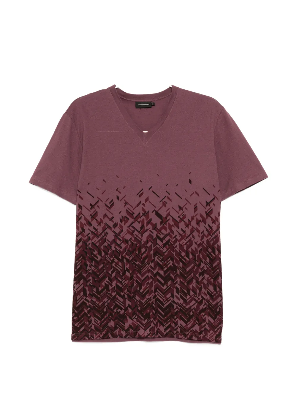 Zegna v-neck T-shirt - Viola