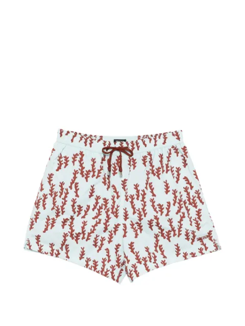 Zegna short de bain imprimé à lien de resserrage