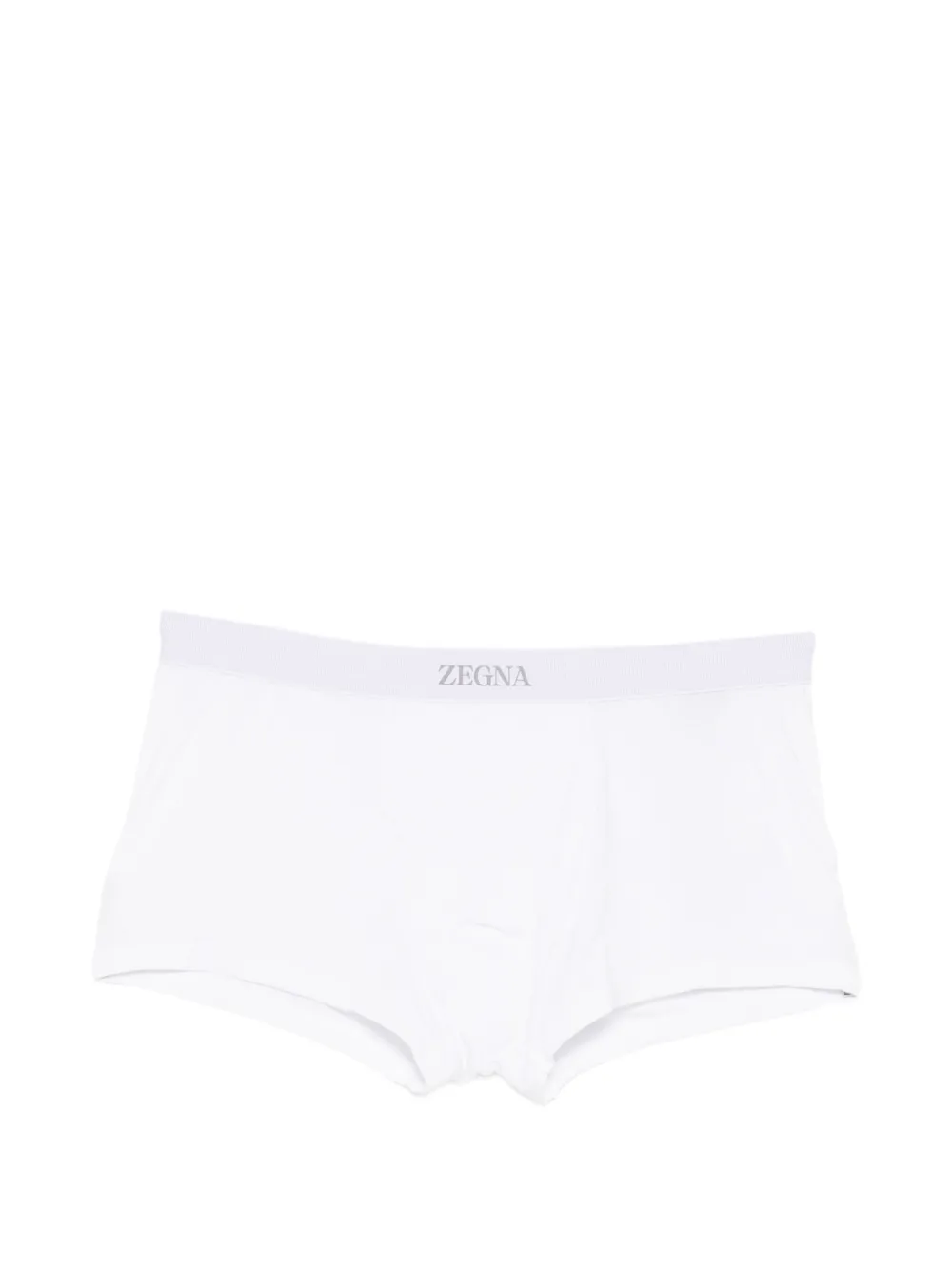 Zegna logo-waistband boxer briefs - Bianco