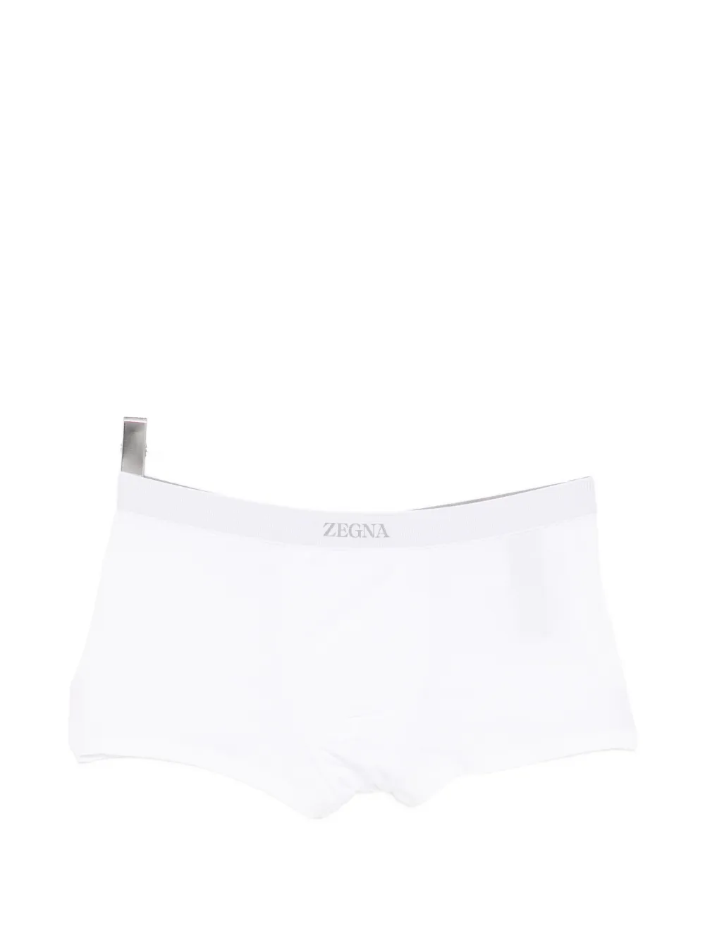 Zegna logo-waistband trunks - Bianco