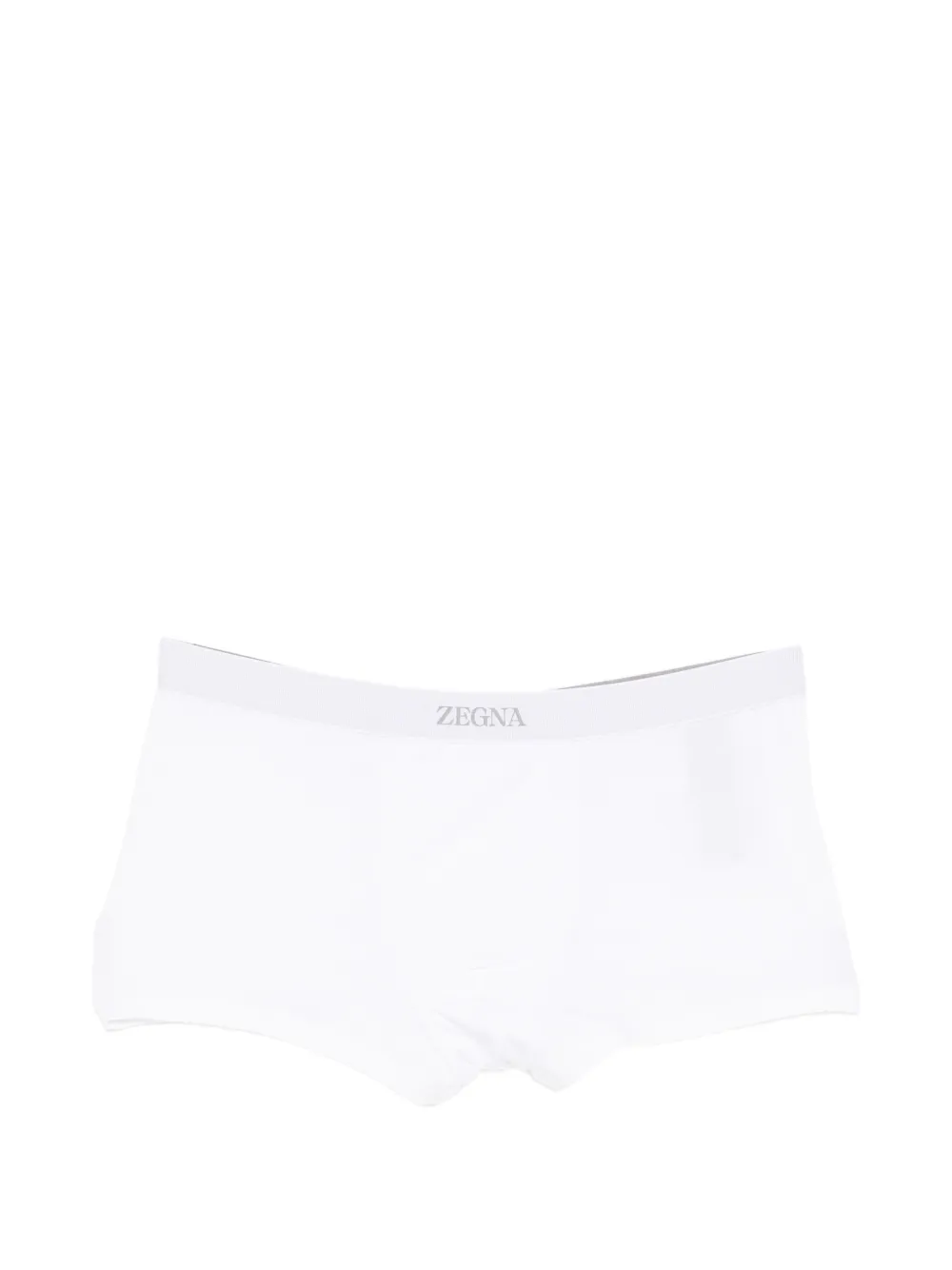 Zegna logo-waistband trunks - Bianco