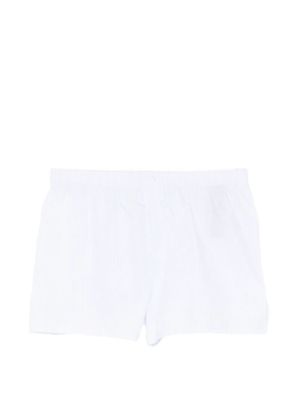 Zegna striped cotton boxers - Bianco