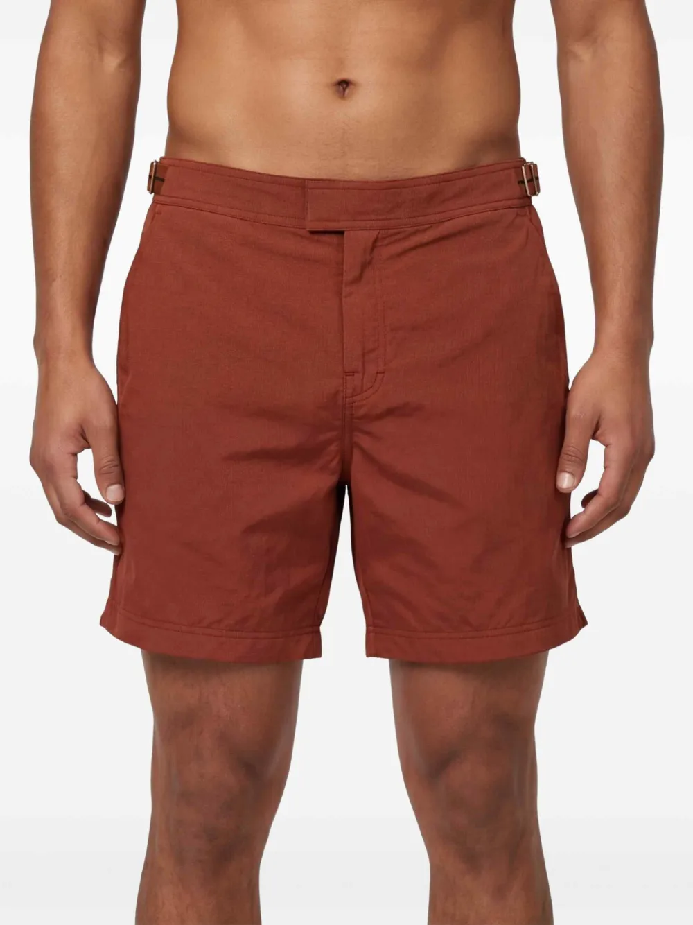 Zegna Zwembroek met gespsluiting Bruin