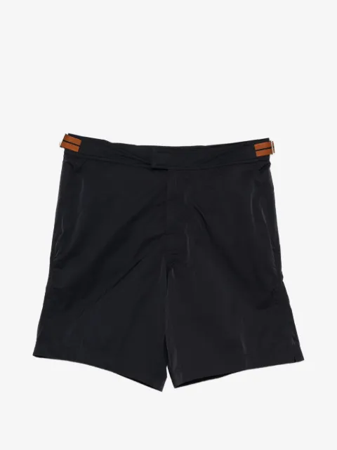 Zegna shorts de playa con cierre de hebilla