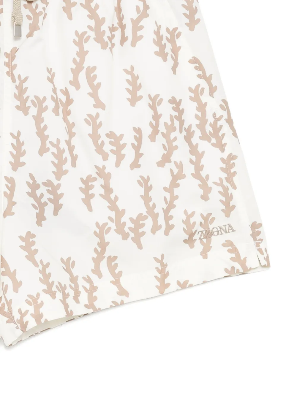Zegna Zwembroek met trekkoord Beige