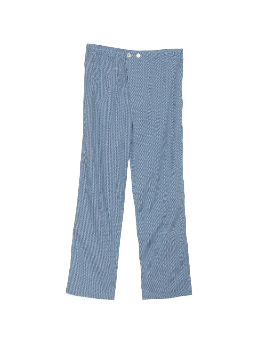 Zegna patterned lounge trousers - Blu