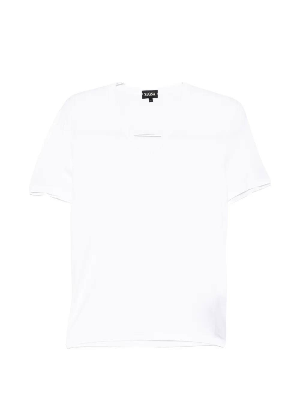 Zegna short-sleeve V-neck loungewear - Bianco