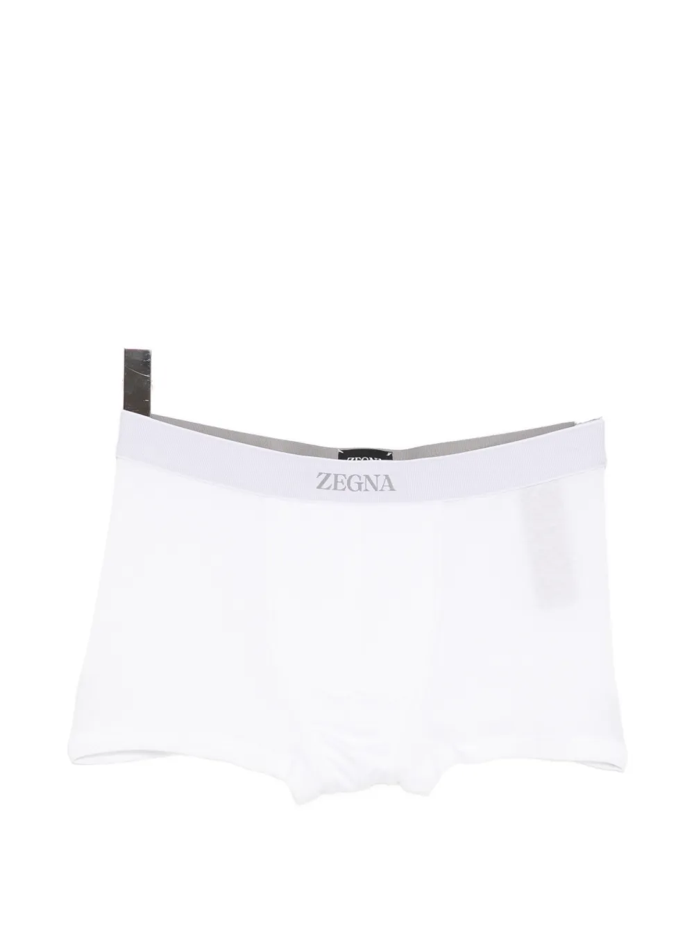 Zegna logo-waistband trunks - Bianco
