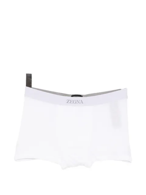 Zegna logo-waistband trunks
