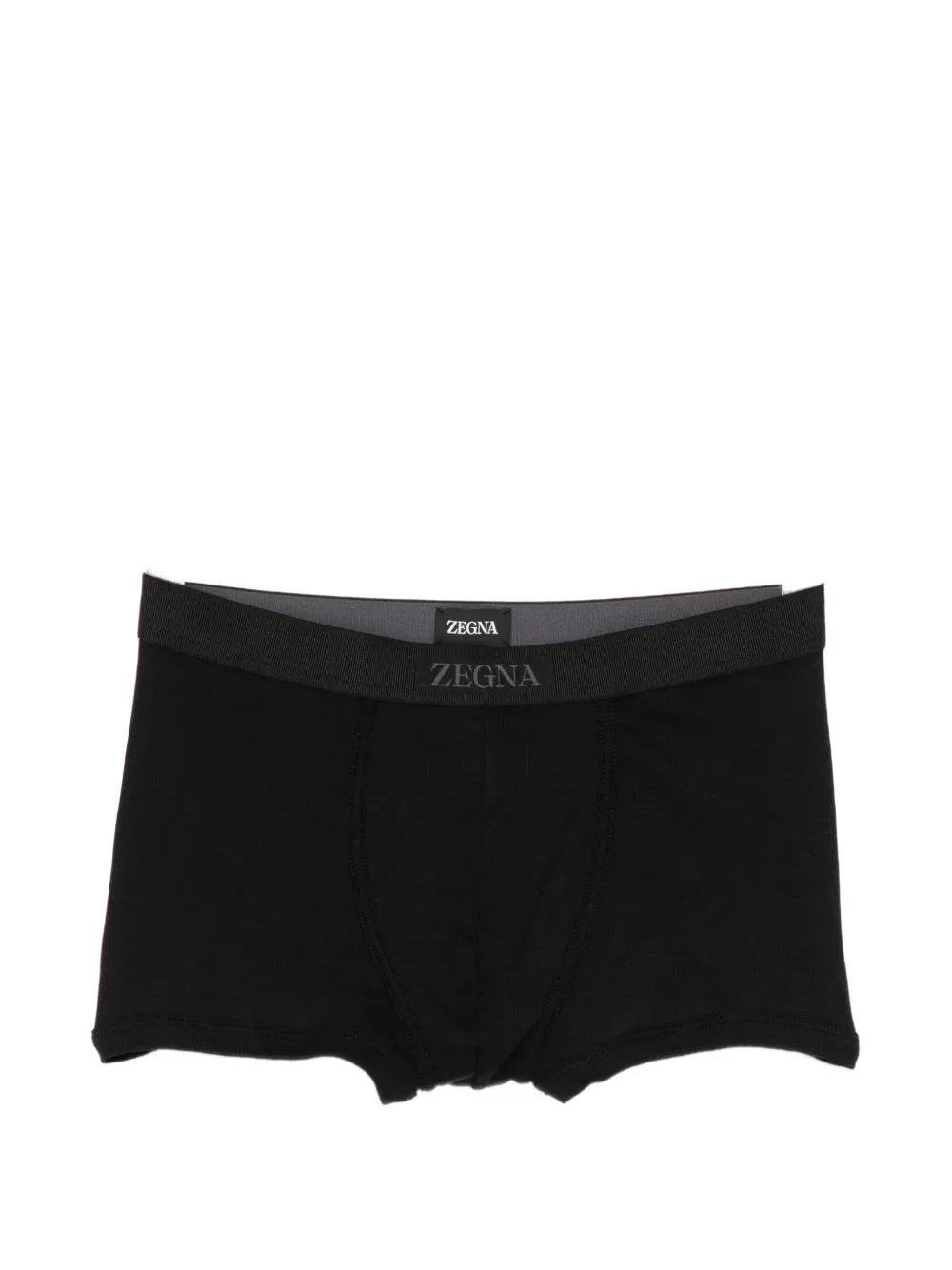 Zegna logo-waistband trunks - Nero