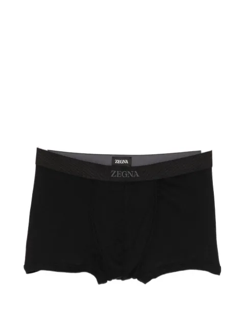 Zegna logo-waistband trunks