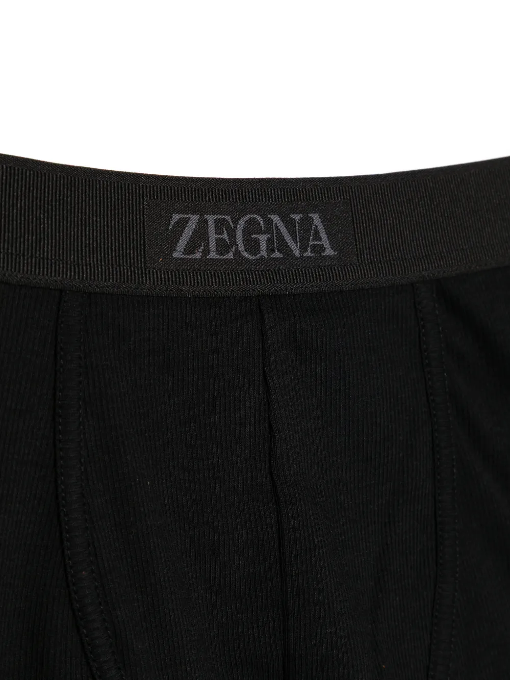 Zegna Boxershort met logoband Zwart
