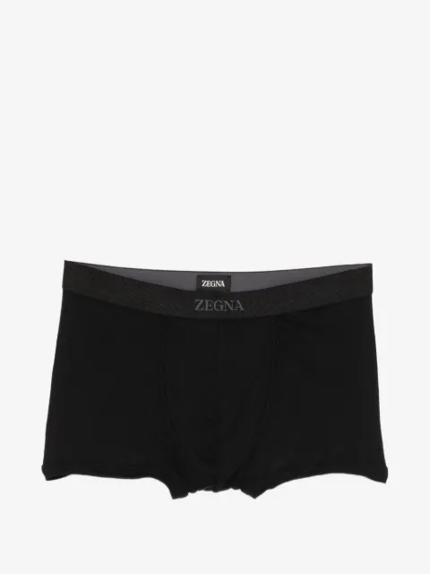 Zegna logo-waistband trunks