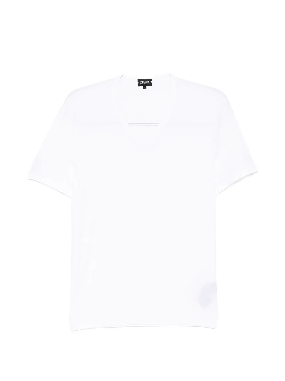 Zegna short-sleeve V-neck loungewear - Bianco