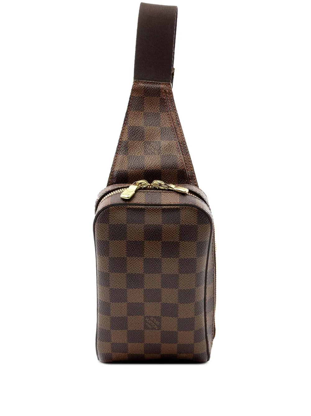 Louis Vuitton Pre-Owned 2004 Damier Ebene Geronimos crossbody bag - Marrone