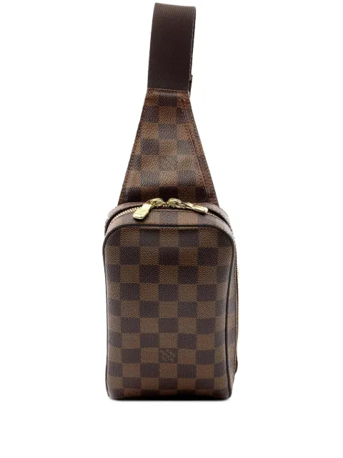 Louis Vuitton Pre-Owned bolsa crossbody Damier Ebene Geronimos 2004
