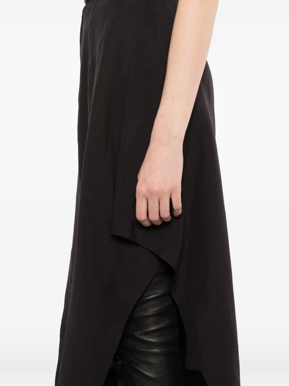 JNBY Rok met asymmetrische split Zwart