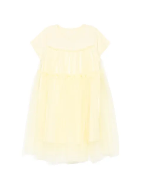 jnby by JNBY vestido a capas con capa de tul