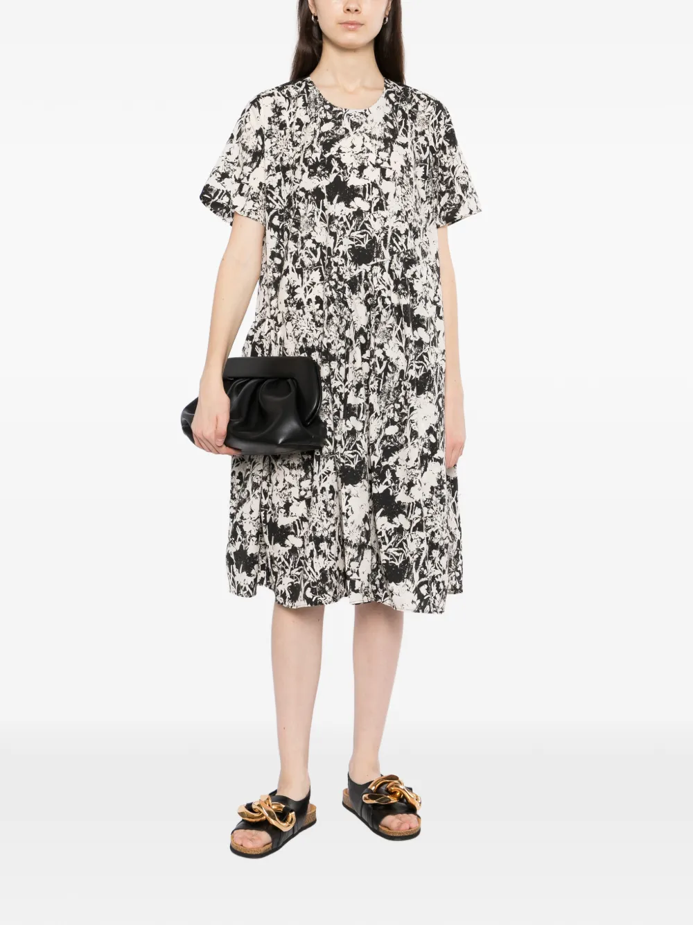 JNBY Jurk met bloemenprint Wit