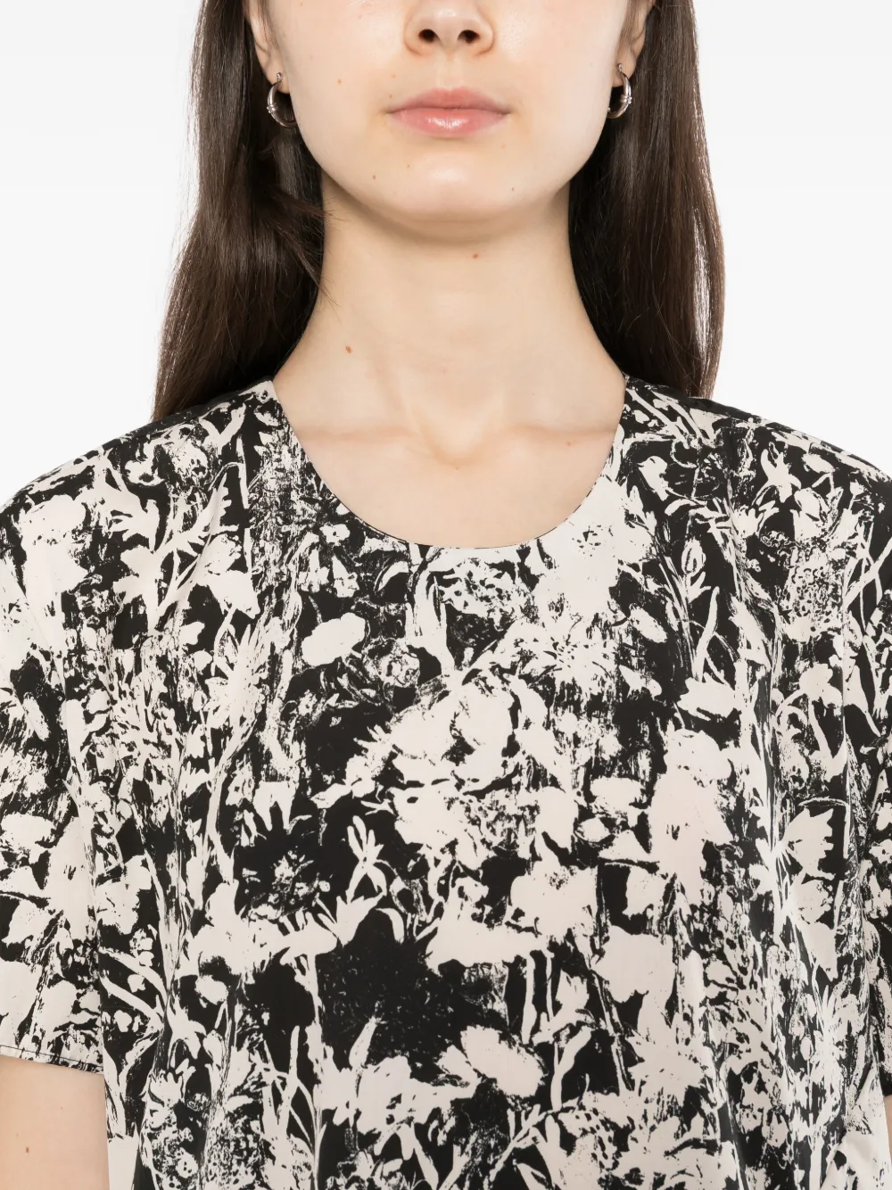 JNBY Jurk met bloemenprint Wit
