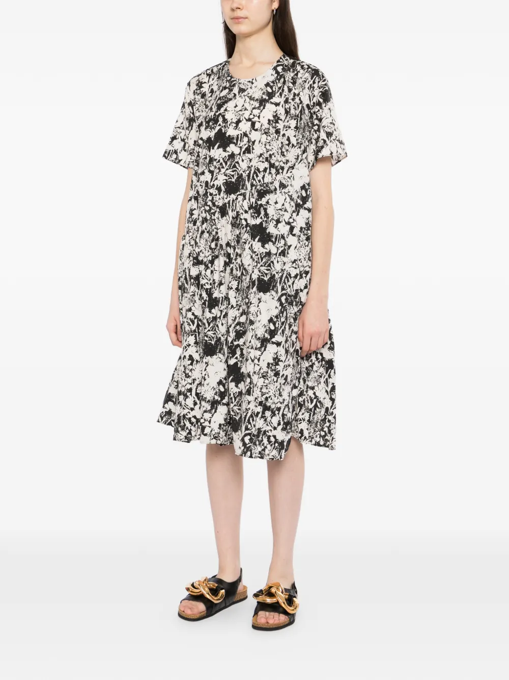 JNBY Jurk met bloemenprint Wit