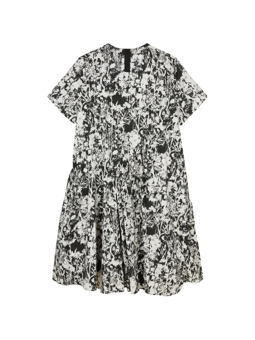 JNBY floral-print round-neck dress - White