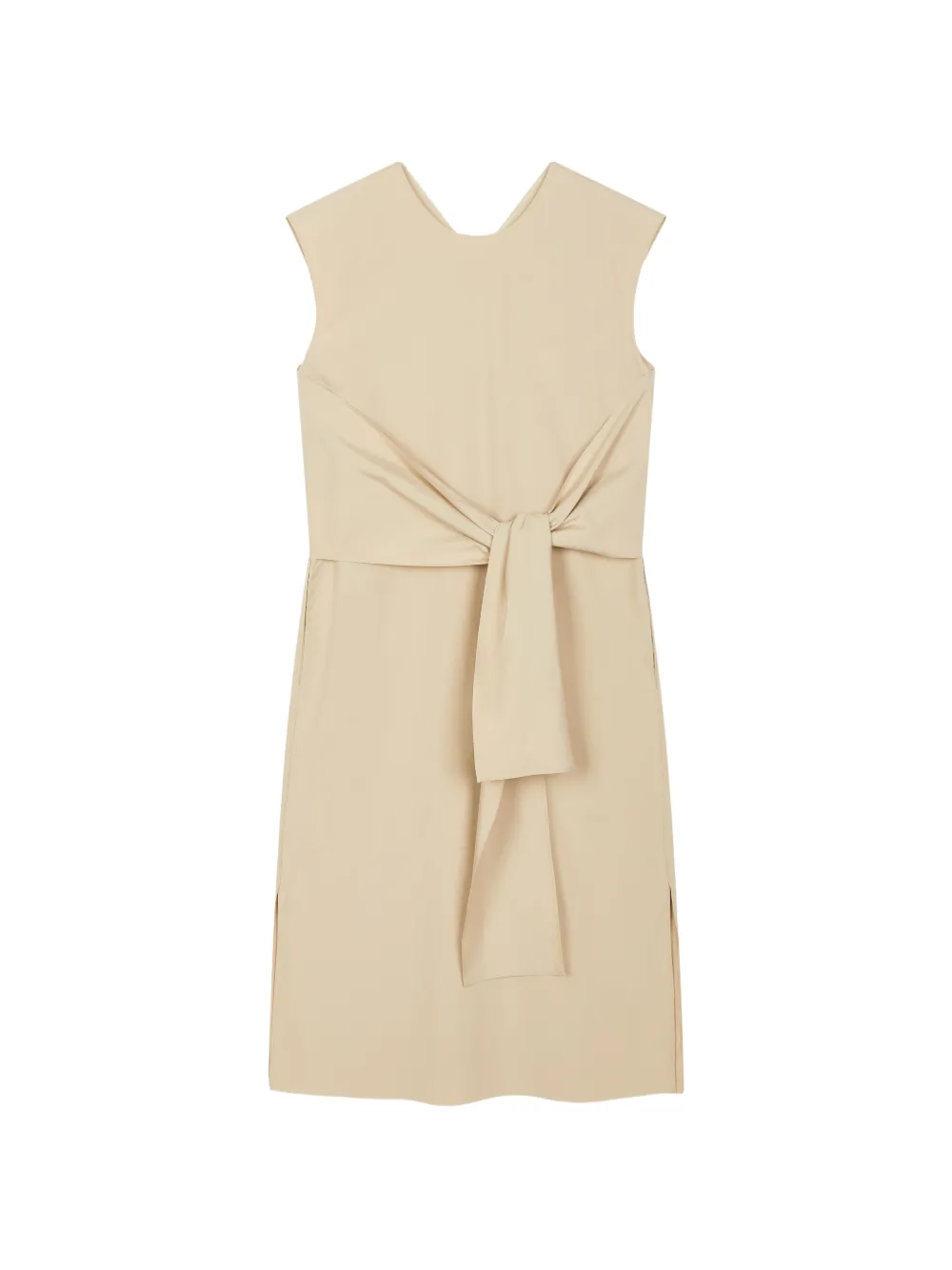 LESS Jurk met ronde hals Beige