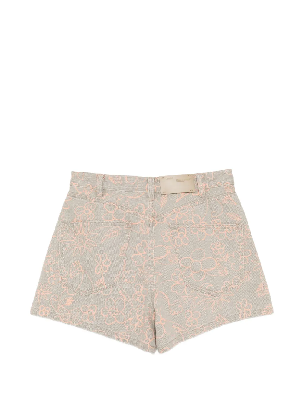 JNBY Shorts met bloemenprint Beige