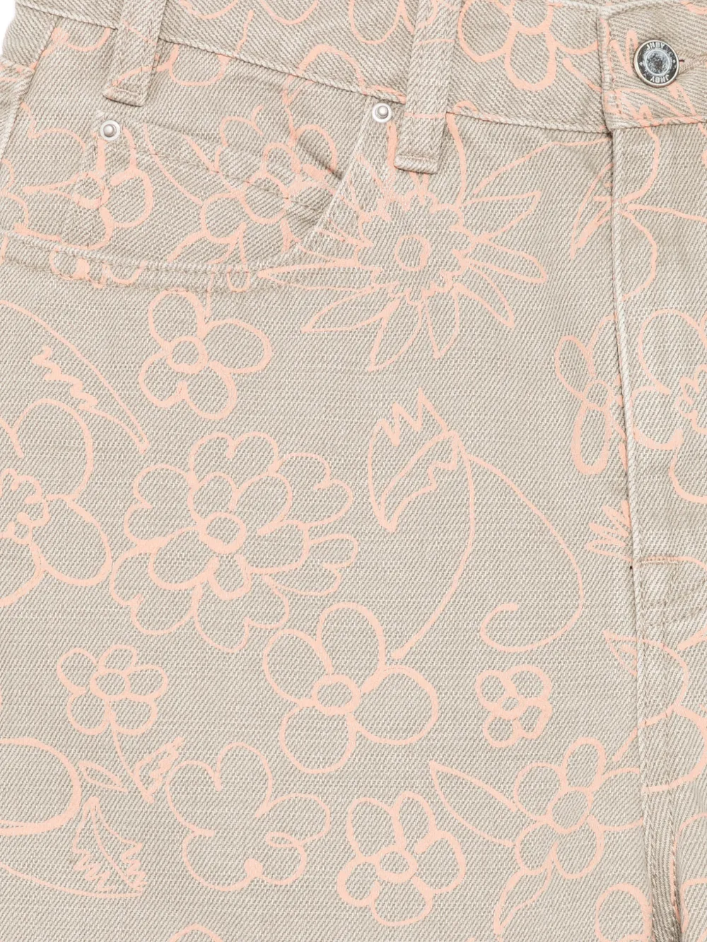 JNBY Shorts met bloemenprint Beige