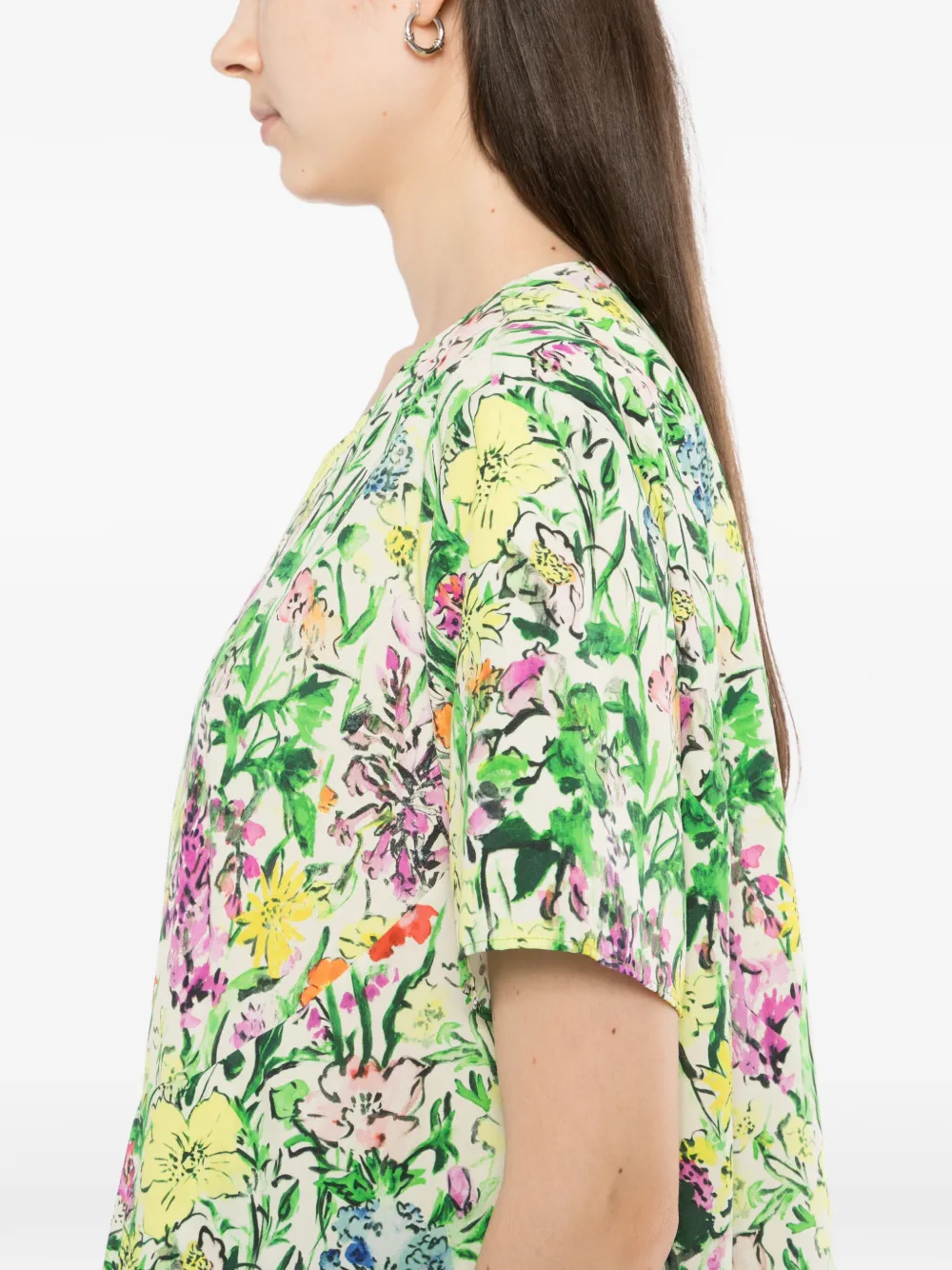 JNBY Jurk met bloemenprint Groen