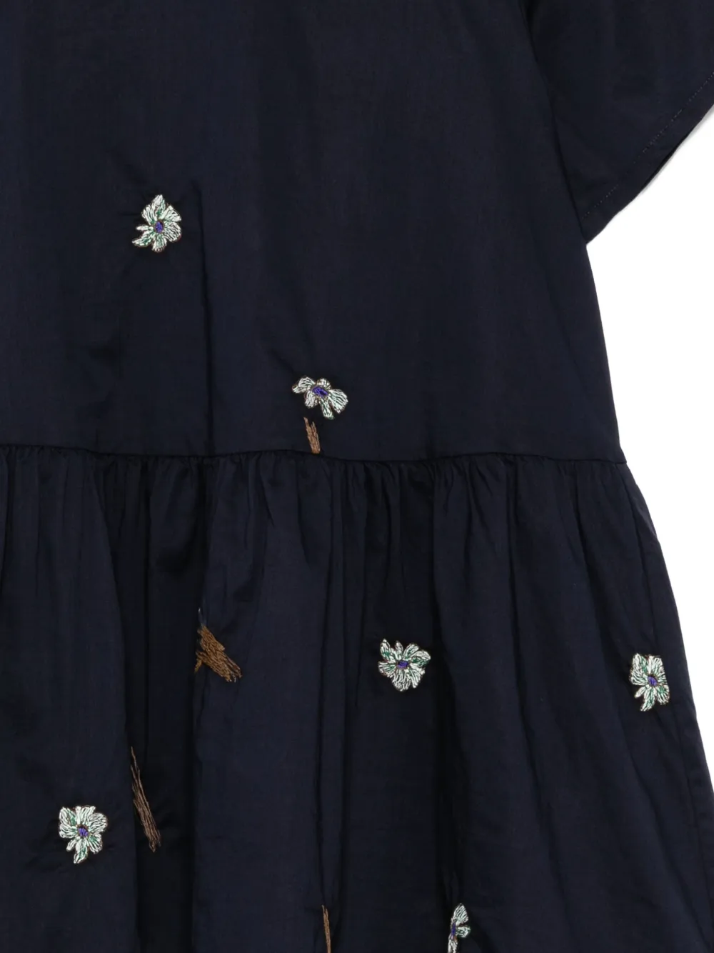 jnby by JNBY Jurk met geborduurde bloemen Blauw
