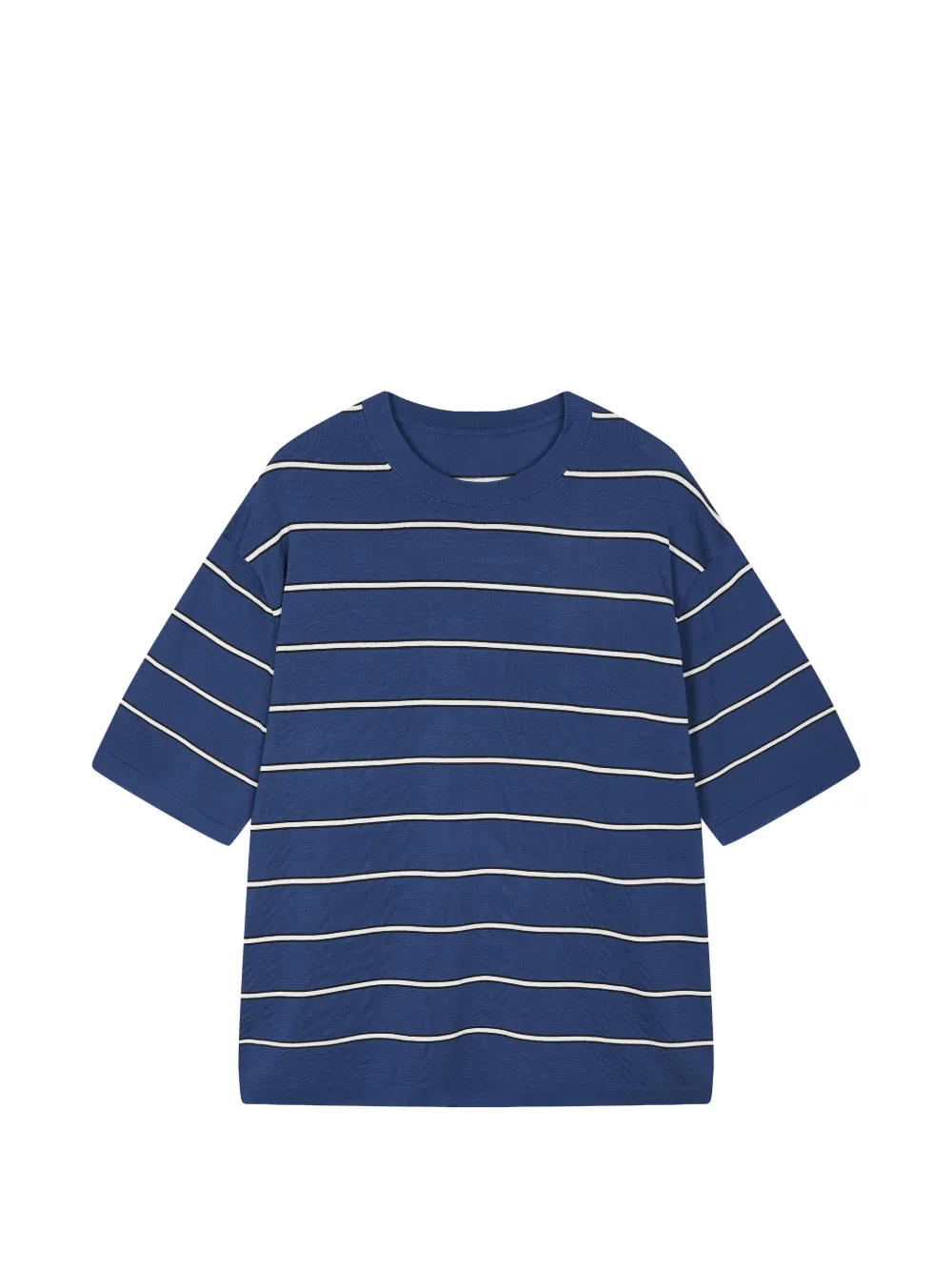 CROQUIS T-shirt a righe con maniche corte - Blu