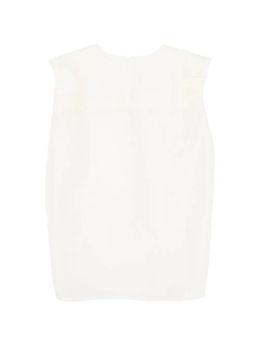 JNBY Mouwloze blouse met stippen Wit