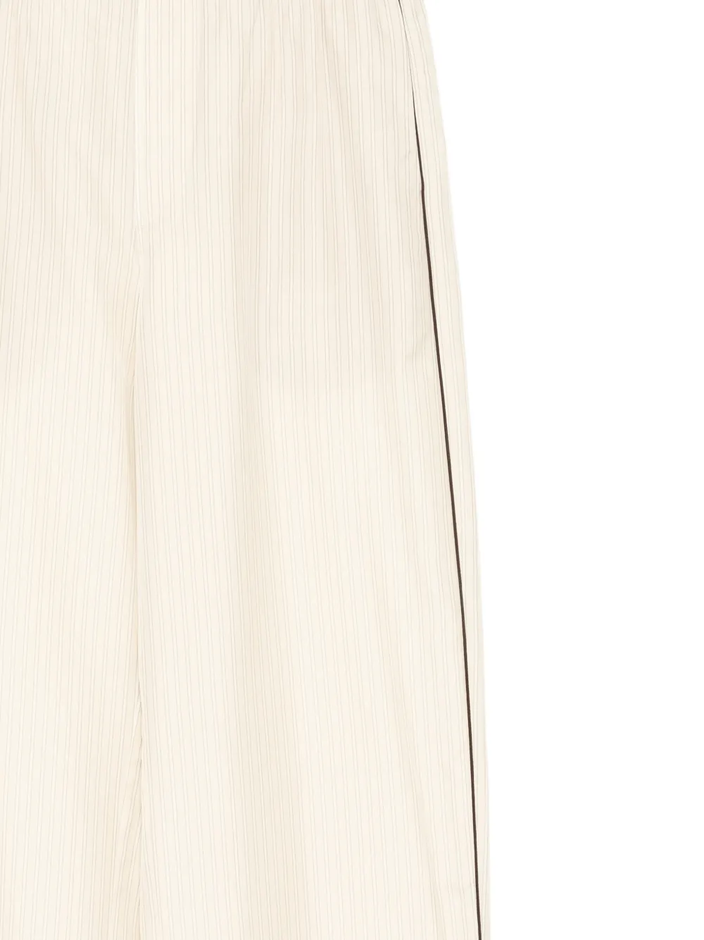 JNBY Broek met krijtstreep en textuur Beige