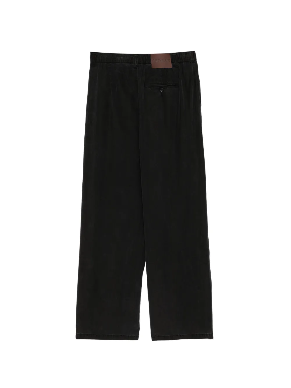 CROQUIS Broek met logopatch Grijs