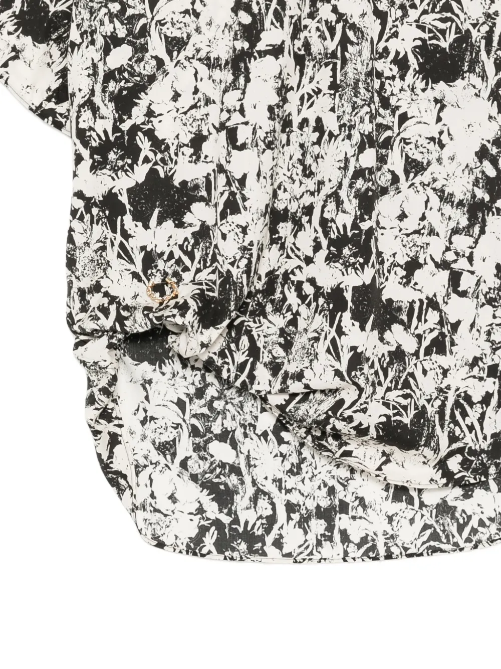 JNBY Popeline overhemd met bloemenprint Wit