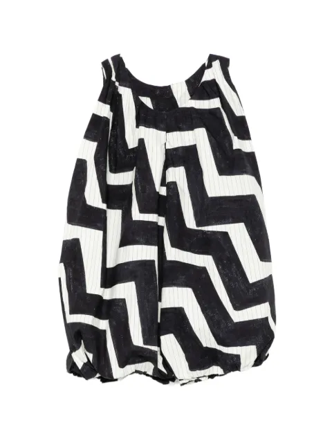 jnby by JNBY chevron-printed dress