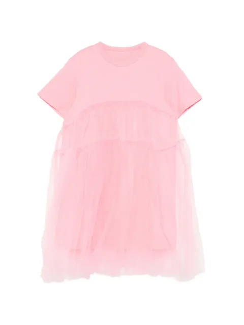 jnby by JNBY tiered tulle-overlay dress