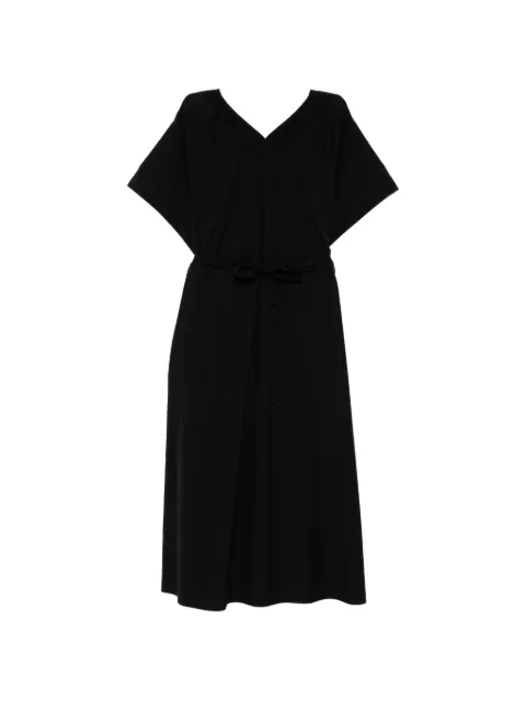 LESS gathered-detail elasticated-collar dress