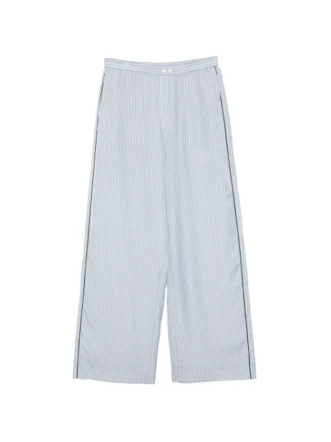 JNBY pantalones anchos con motivo de rayas